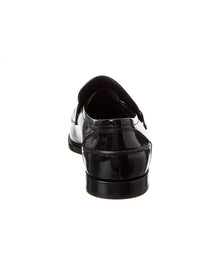 Christian Louboutin | Womens | CL Moc Leather Loafer | Silver