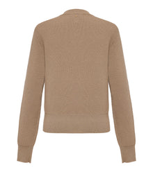 Goose Down Jacquard Jacket | Brown