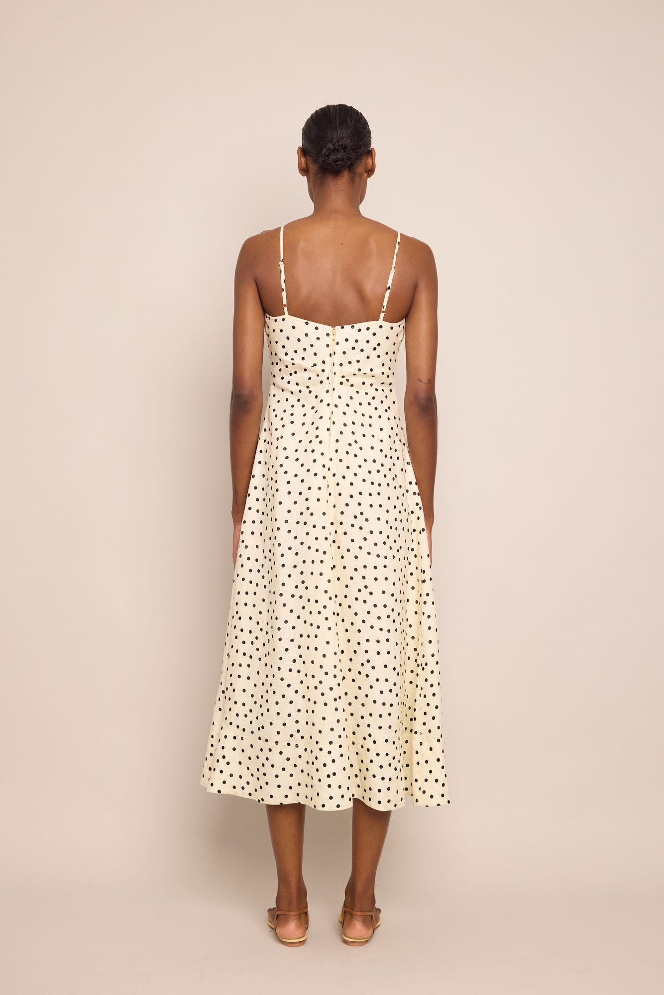 Mae Midi Dress | Burst Egret
