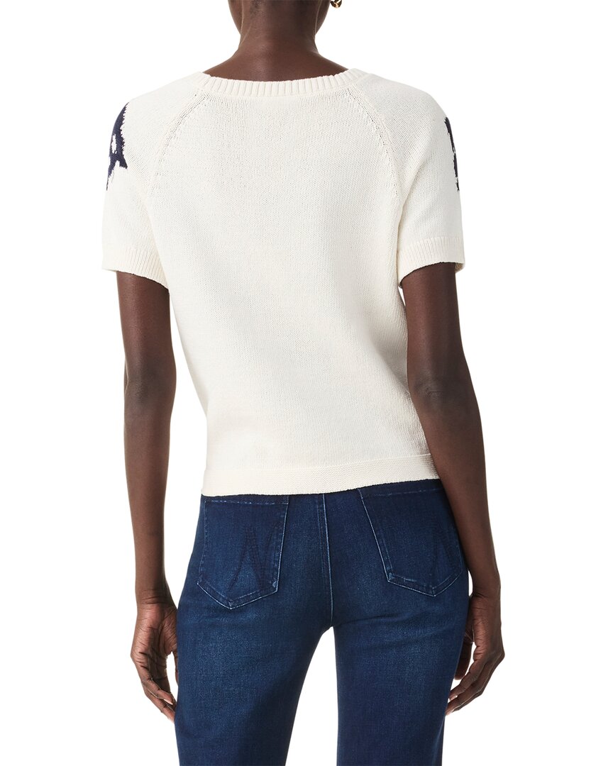 NIC+ZOE | Womens | Rose Bloom Sweater | White/Black
