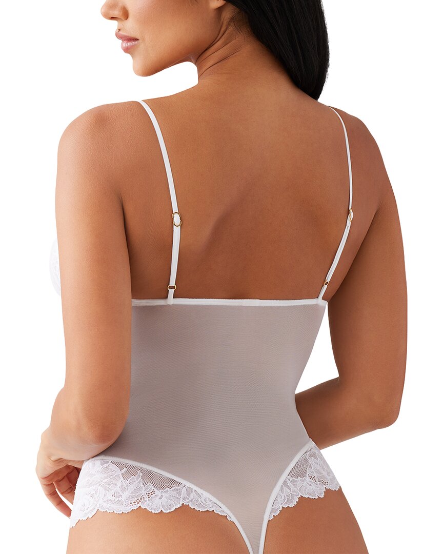 Wacoal | Womens | Vivid Attraction Lace Bodysuit | White