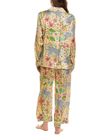 Karen Mabon | Womens | 2pc Long Sleeve Pajama Set | Alpine Leopards