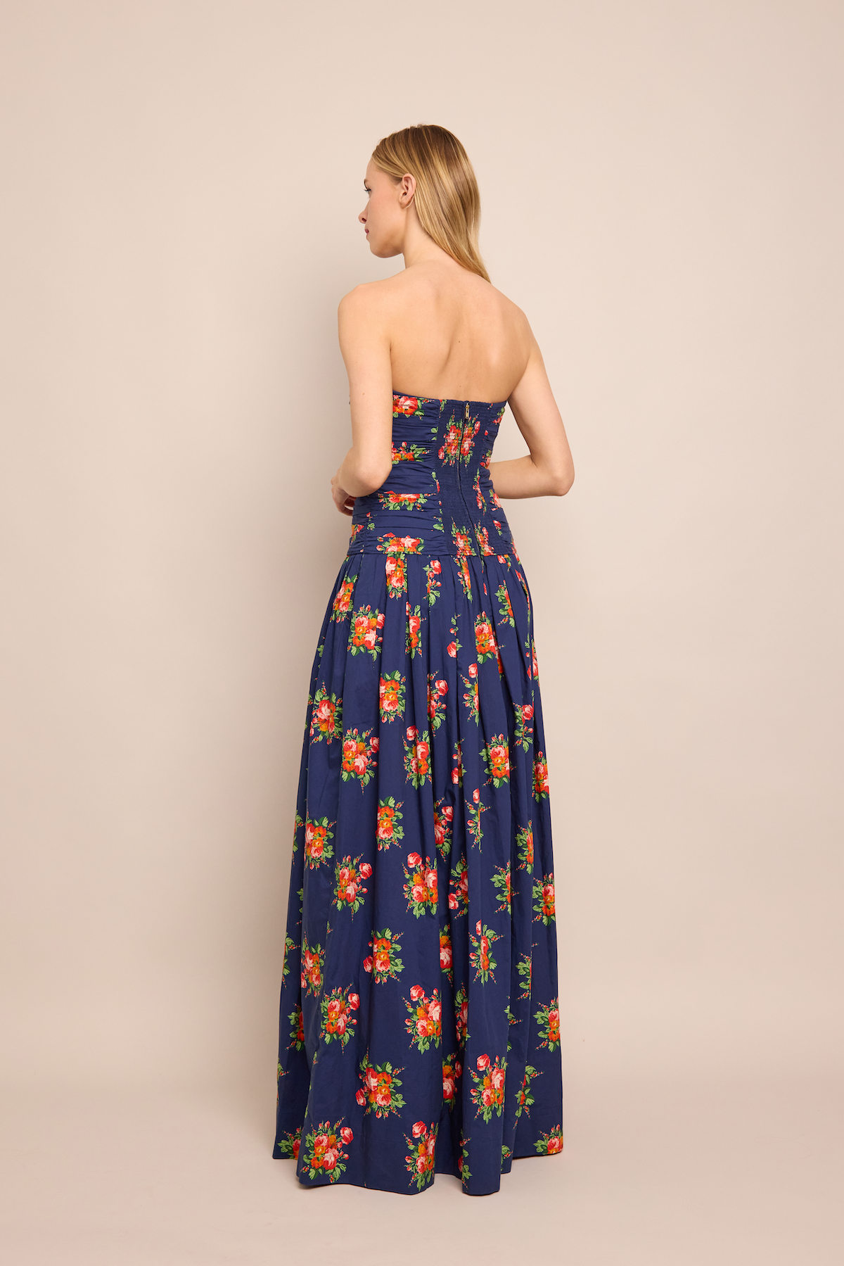 Montreal Maxi Dress | Gemma Scarf Navy
