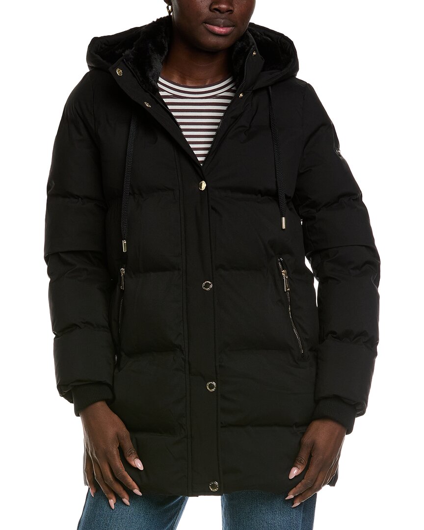 Laundry by Shelli Segal | Womens | Stretch Welding Tech Straight Jacket | Black