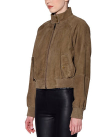 Walter Baker | Womens | Bowie Suede Jacket | Green