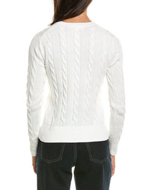 Brooks Brothers | Womens | Cable Sweater | White