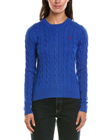 Brooks Brothers | Womens | Cable Sweater | Blue