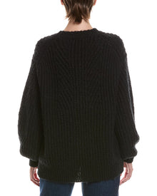 Michael Stars | Womens | Skye Grandpa Cardigan | Black