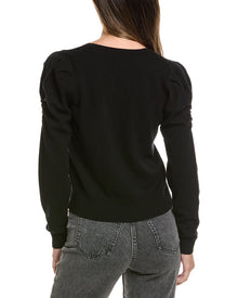 FRAME Denim | Womens | Frankie Wool & Cashmere-Blend Sweater | Black