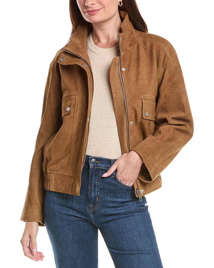 Walter Baker | Womens | Maverick Nubuck Jacket | Brown