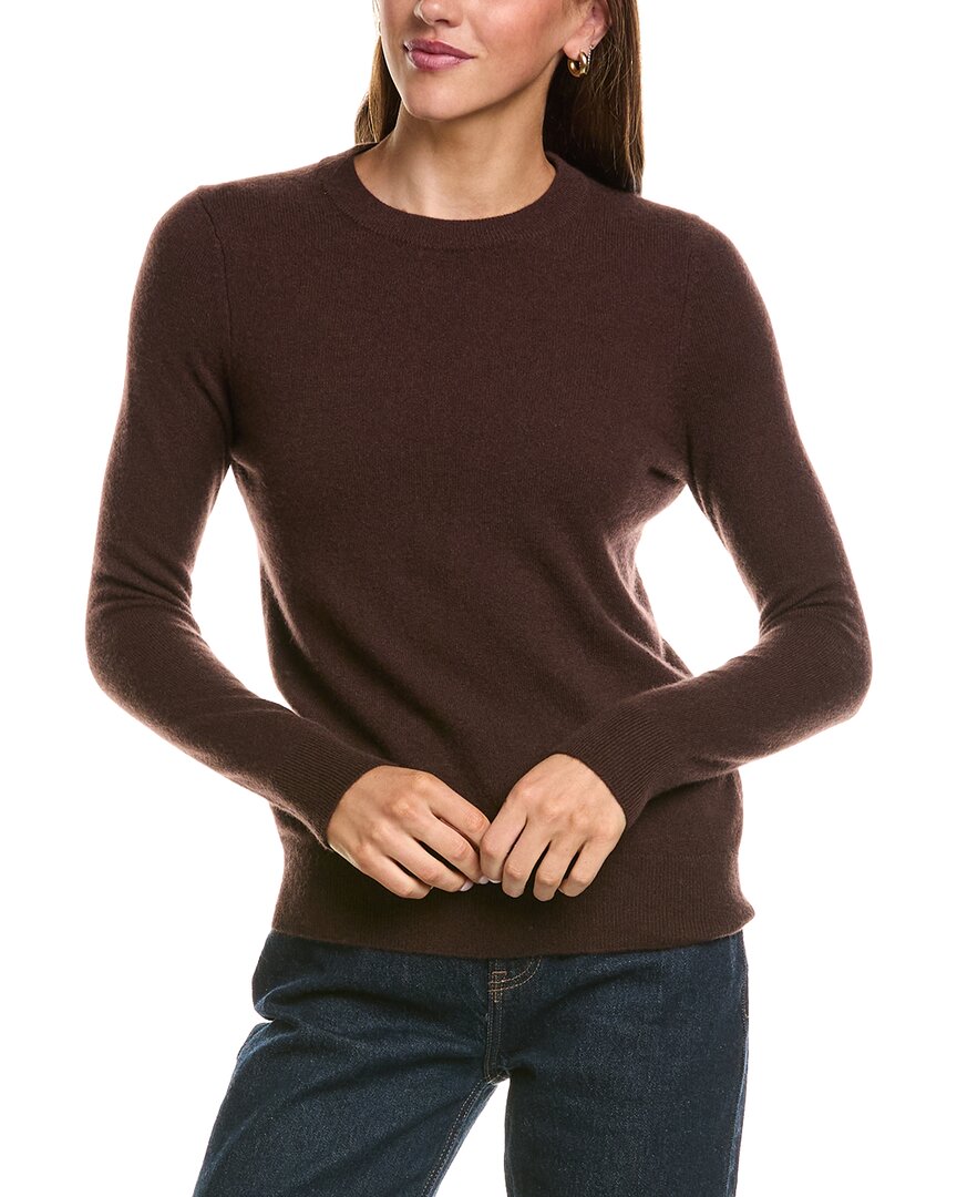 InCashmere | Womens | Basic Crewneck 100% Cashmere Sweater | Brown