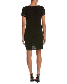 Jude Connally | Womens | Ella Flocked Lace Dress | Black