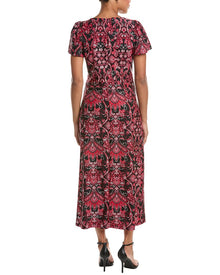 Jude Connally | Womens | Jodi Gilded Midi Dress | Brown