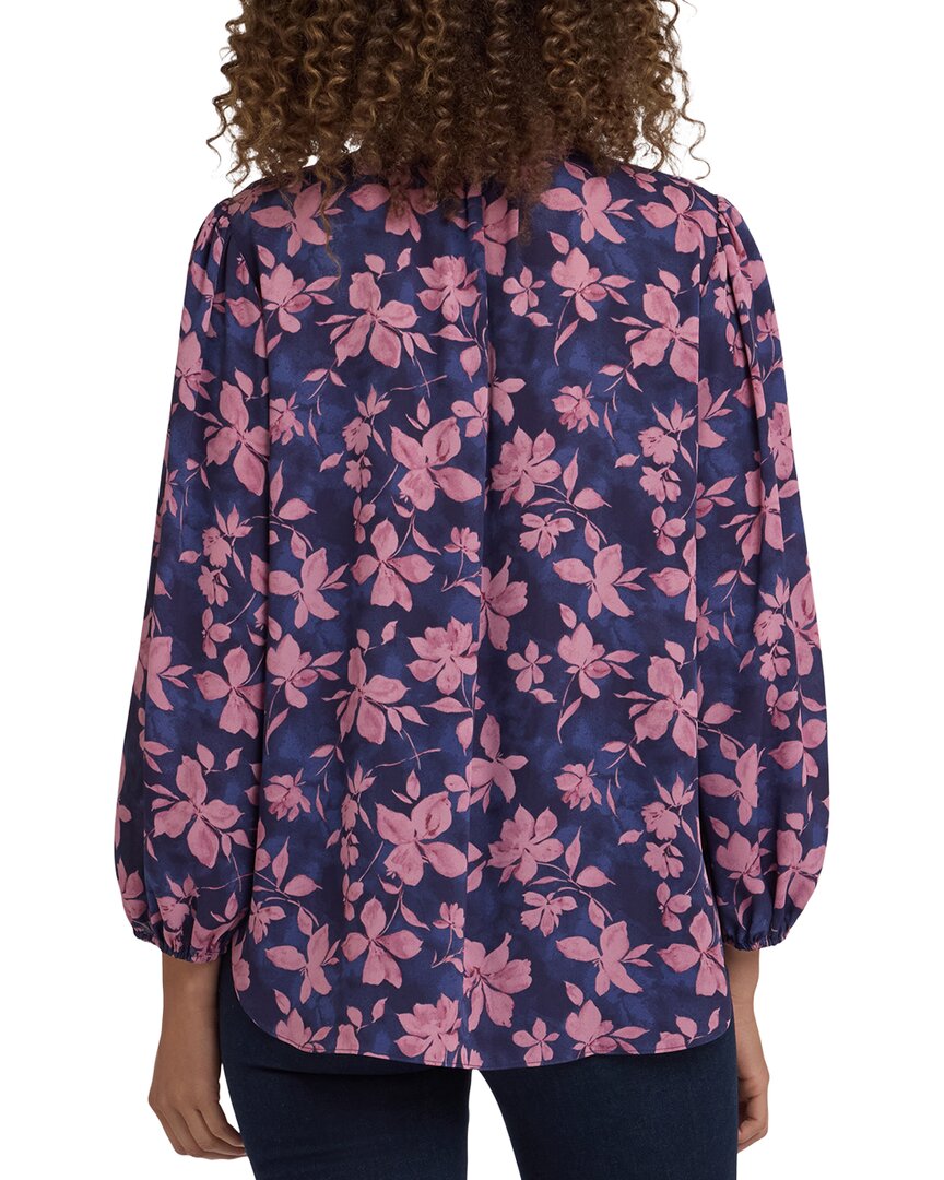 NYDJ | Womens | Popover Blouse | White Multi