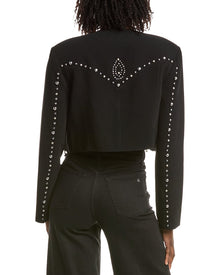 Cinq a Sept | Womens | Studded Olga Jacket | Black