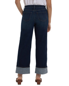 NYDJ | Womens | Teresa Moulin Blue Wide Leg Jean - II | Blue