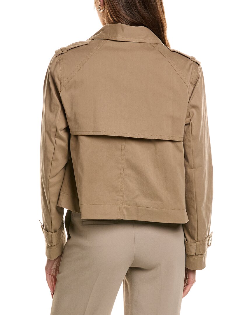 FLEURETTE | Womens | Cropped Trench Coat | Brown