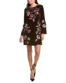 Johnny Was | Womens | Kimono Sleeve Swing Dress | Brown