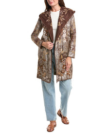 Johnny Was | Womens | Biya Metallic Duster | Brown