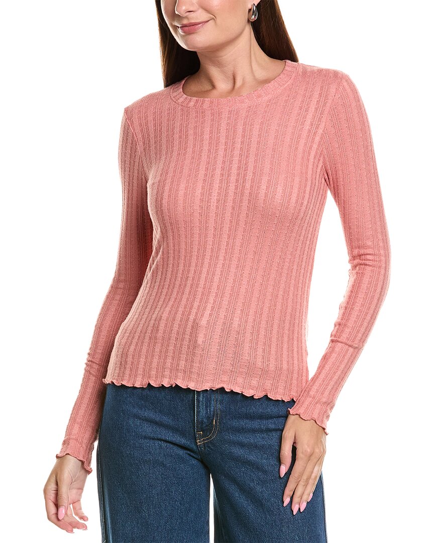 Splendid | Womens | Pointelle Top | Brown