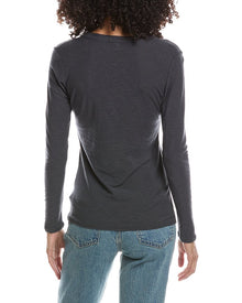 James Perse | Womens | Henley Top | Gray