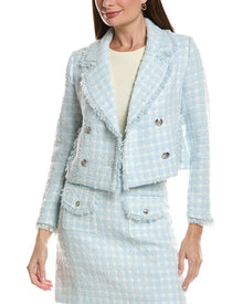 tyler boe | Womens | Leah Boucle Jacket | White