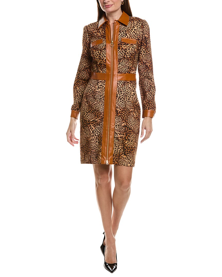 tyler boe | Womens | Karine Ponte Cheetah Dress | Multi