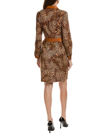 tyler boe | Womens | Karine Ponte Cheetah Dress | Multi