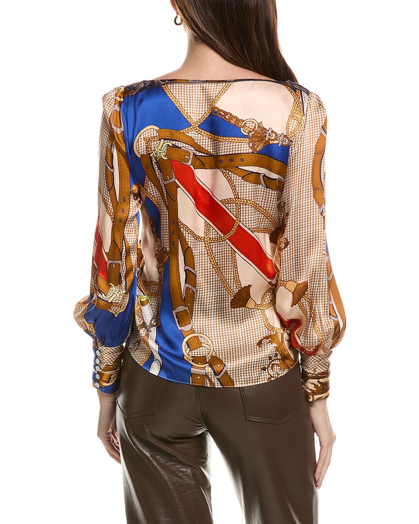tyler boe | Womens | Olivia Silk Status Blouse | Multi