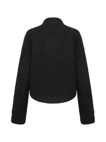 Wool-Blend Jacket | Black