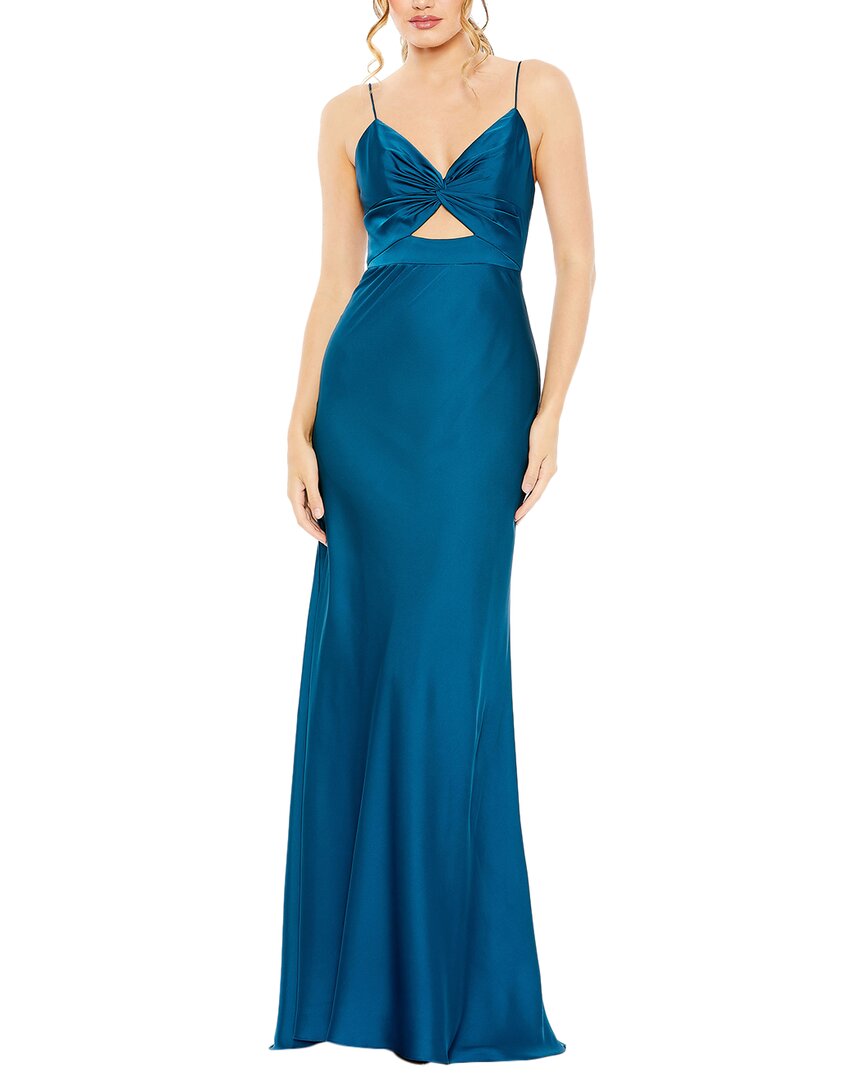 Mac Duggal | Womens | Keyhole Gown | Blue