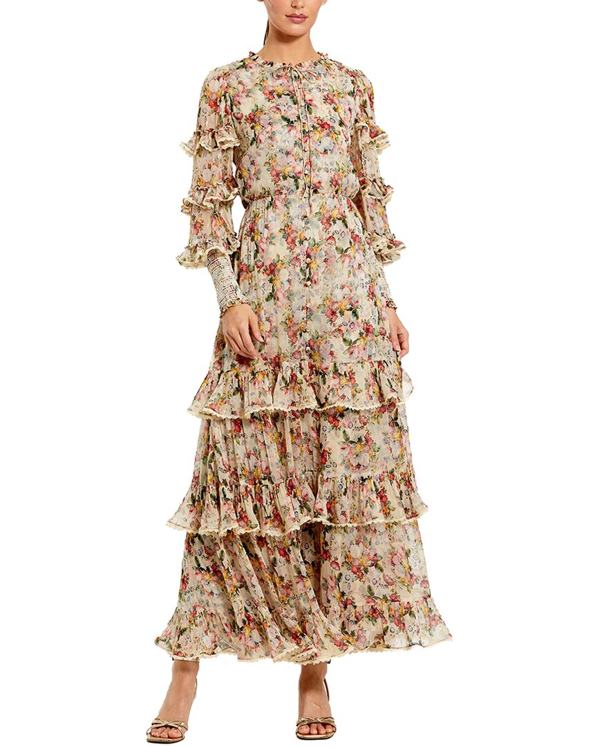 Mac Duggal | Womens | Ankle Dress | Yellow