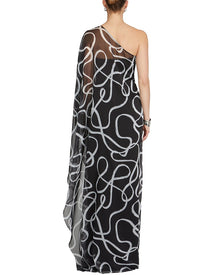 Halston | Womens | Elodie Caftan | Black