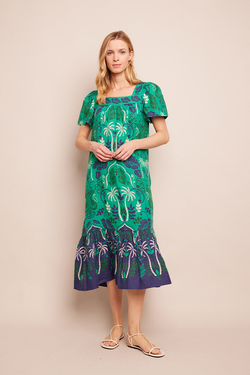 Chani Dress | Sanibel Island Green