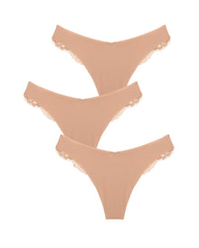 3 Pack | Isabel Jolie Thong | Amande