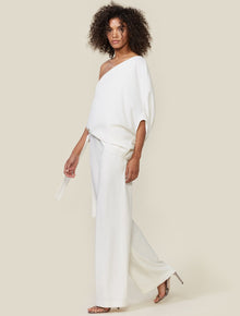 ONE SHOULDER JUMPSUIT - Halston