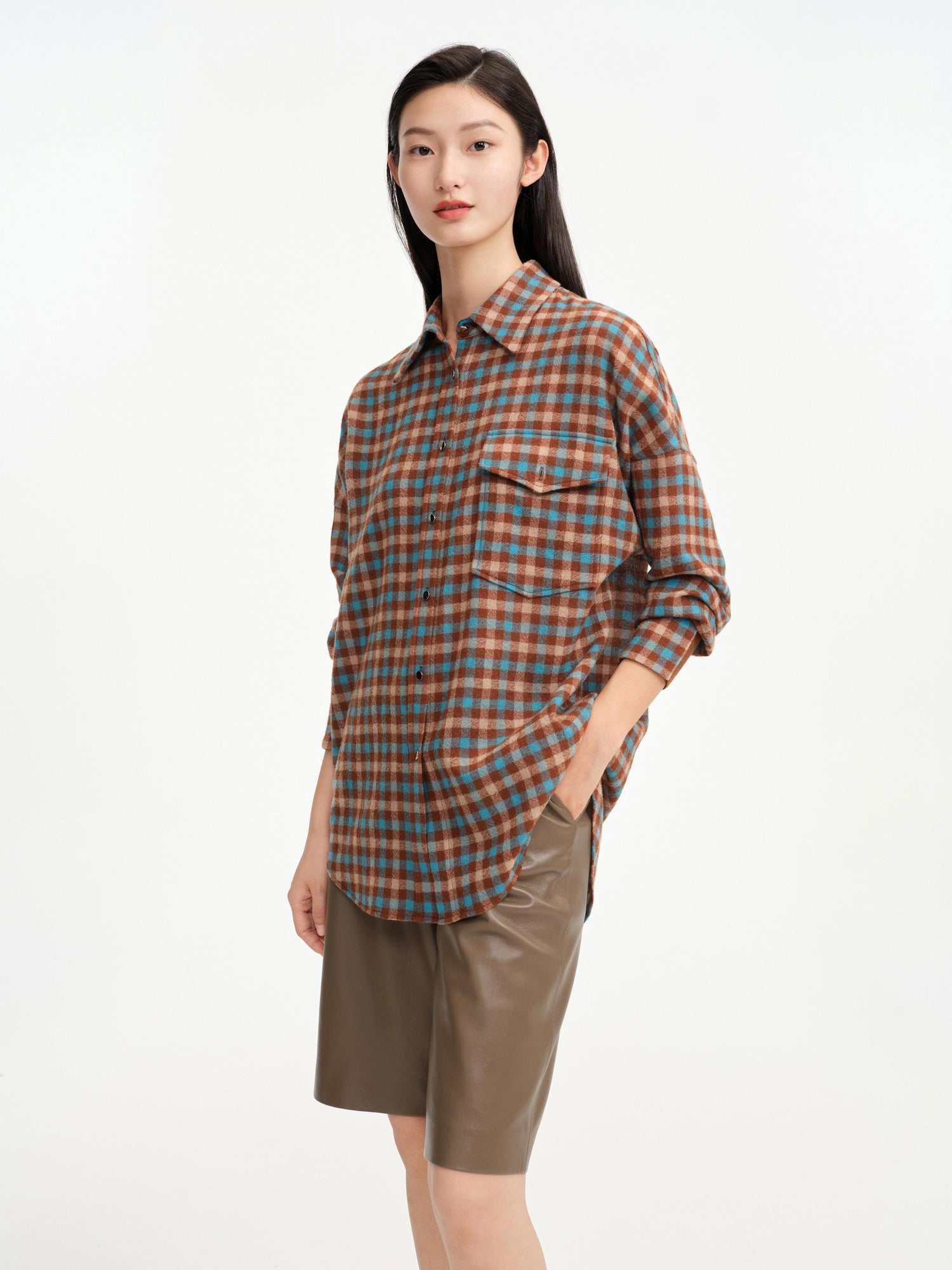 Checked Shirt | Blue