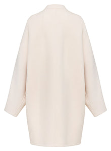 Oversized Knit Cardigan | White