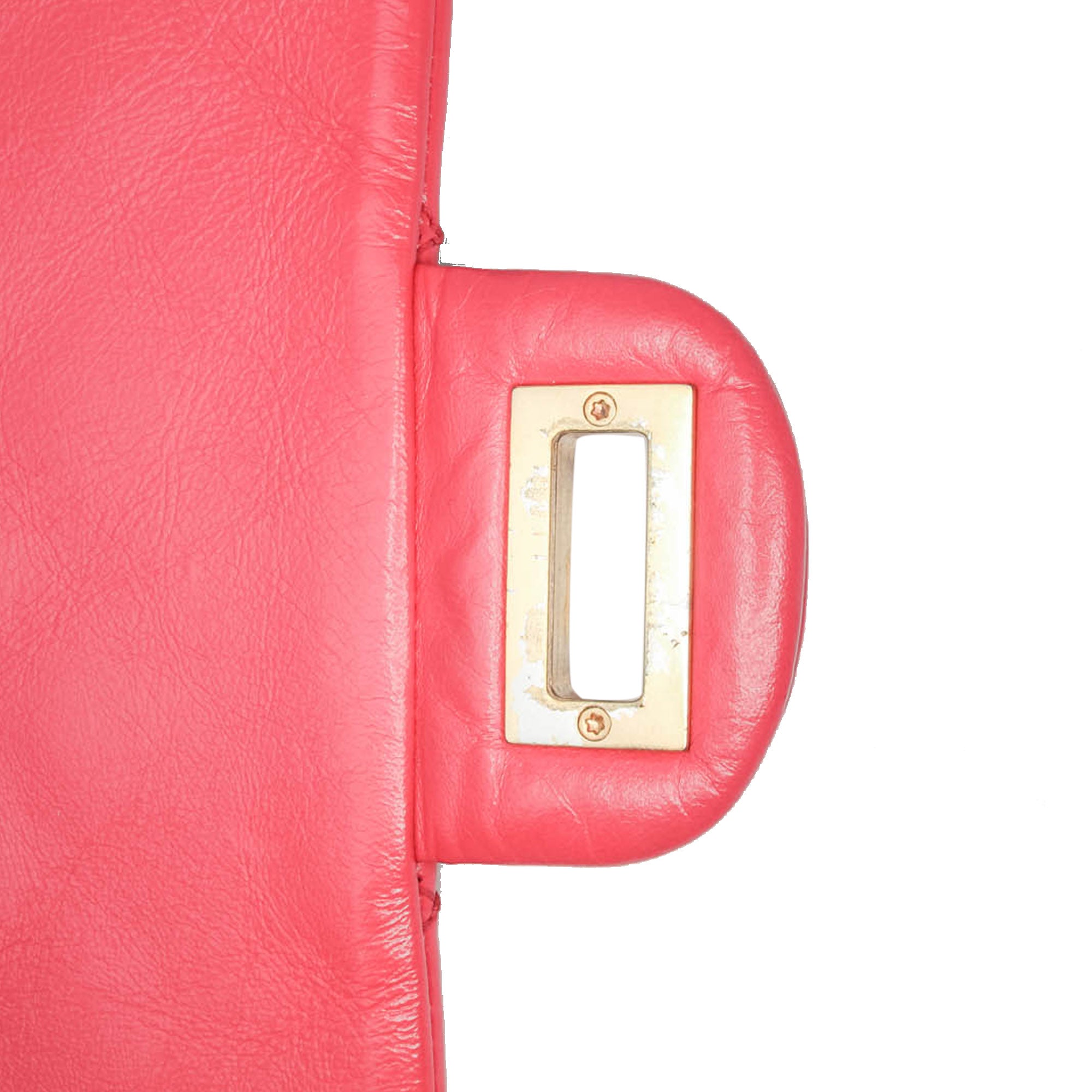 Chanel | Pre-Owned Mini Reissue 2.55 Calfskin Flap | Pink/Dark Pink