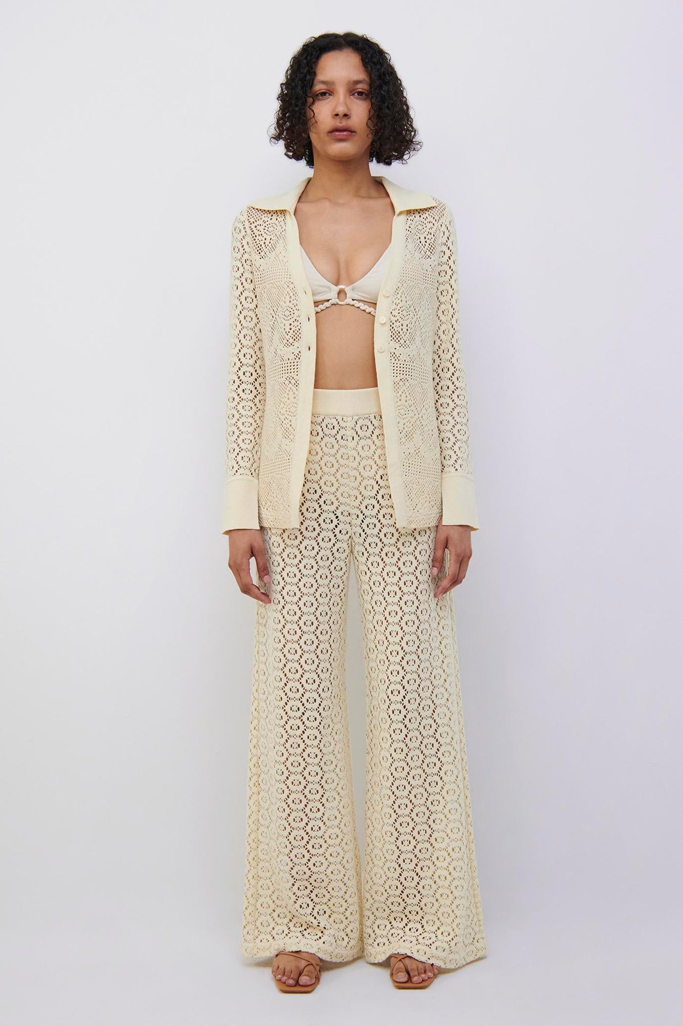 Paxton Crochet Coverup Cardigan - SIMKHAI 
