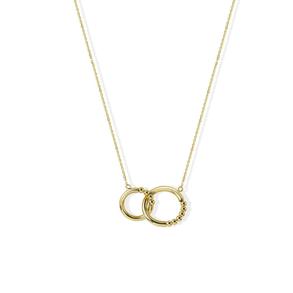 The Castilla Double Link Necklace | Gold