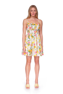 Cara Cara x House of Harris, Charlotte Dress | Stripe Ivory Multi