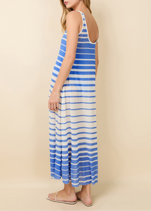 Womens | Jessica Dress | Marina Blue Sunset Stripe