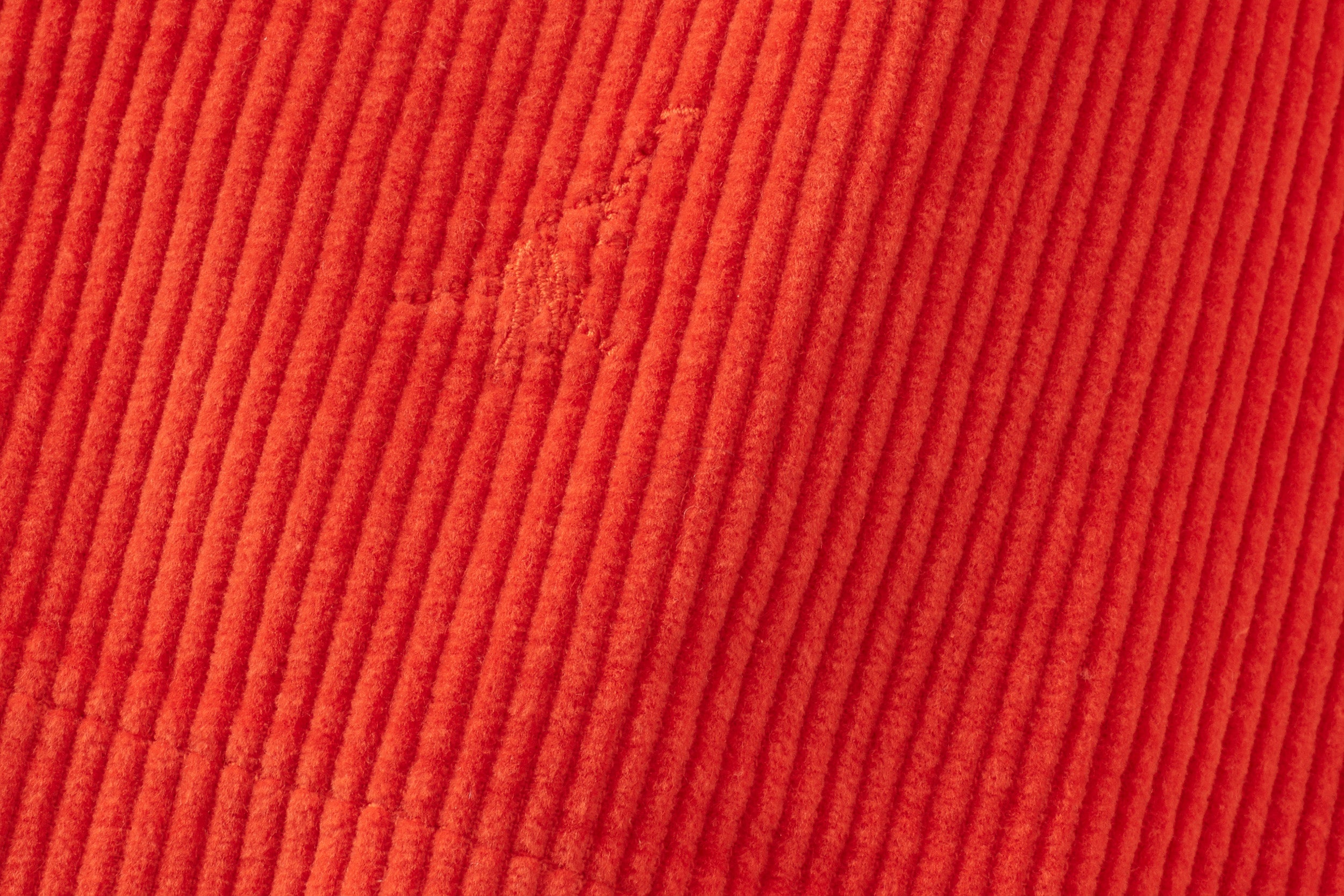 Girls | Organic Cotton Corduroy Dress | Dark Coral