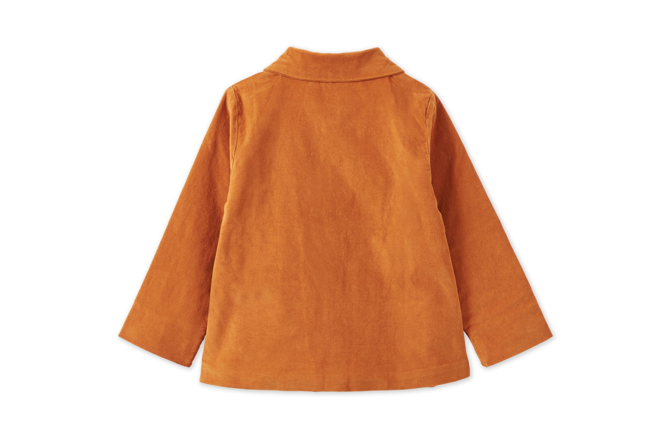 Unisex | Organic Cotton Velvet Jacket | Raw Sienna