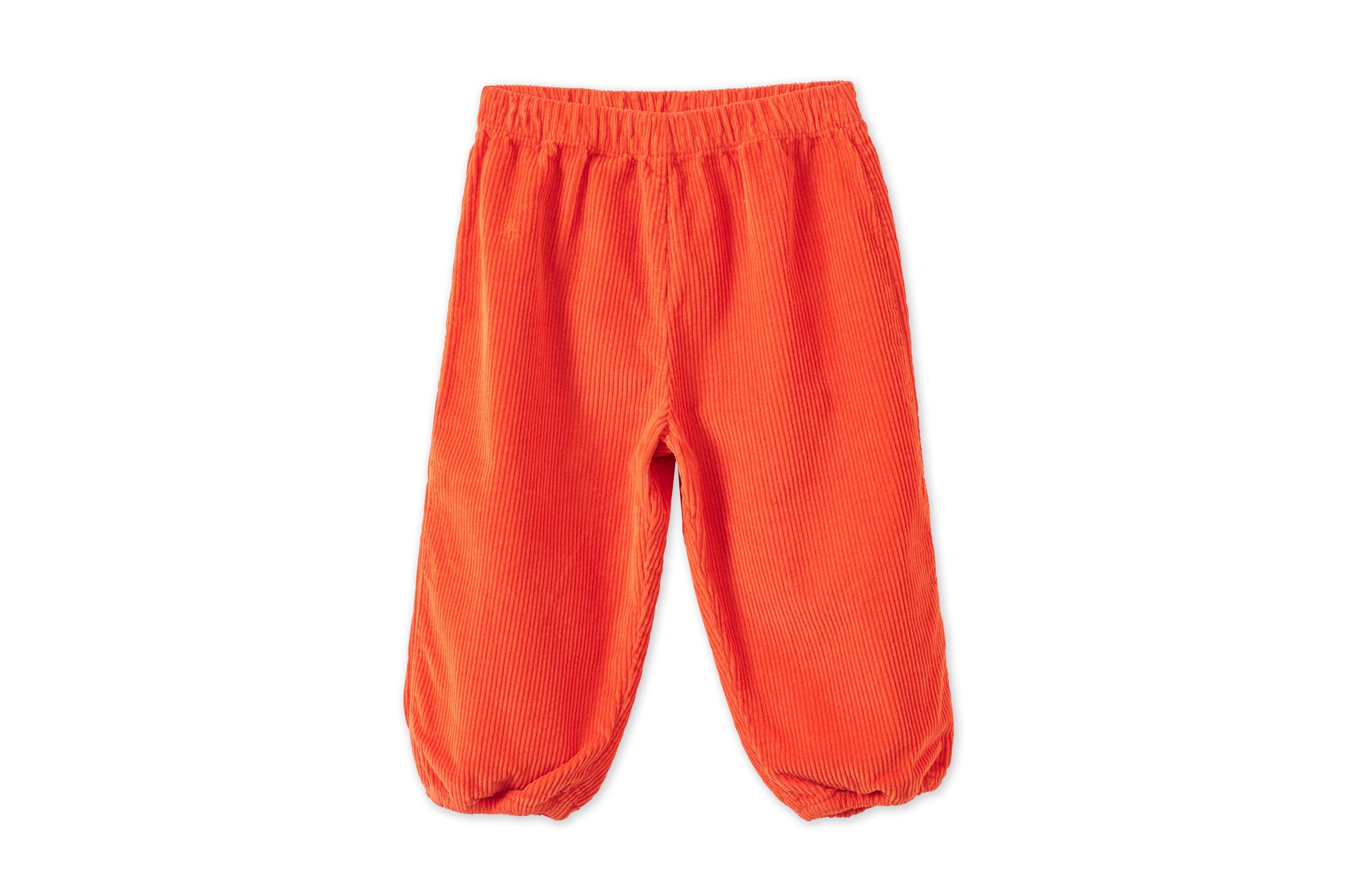 Unisex | Organic Cotton Corduroy Trousers | Dark Coral