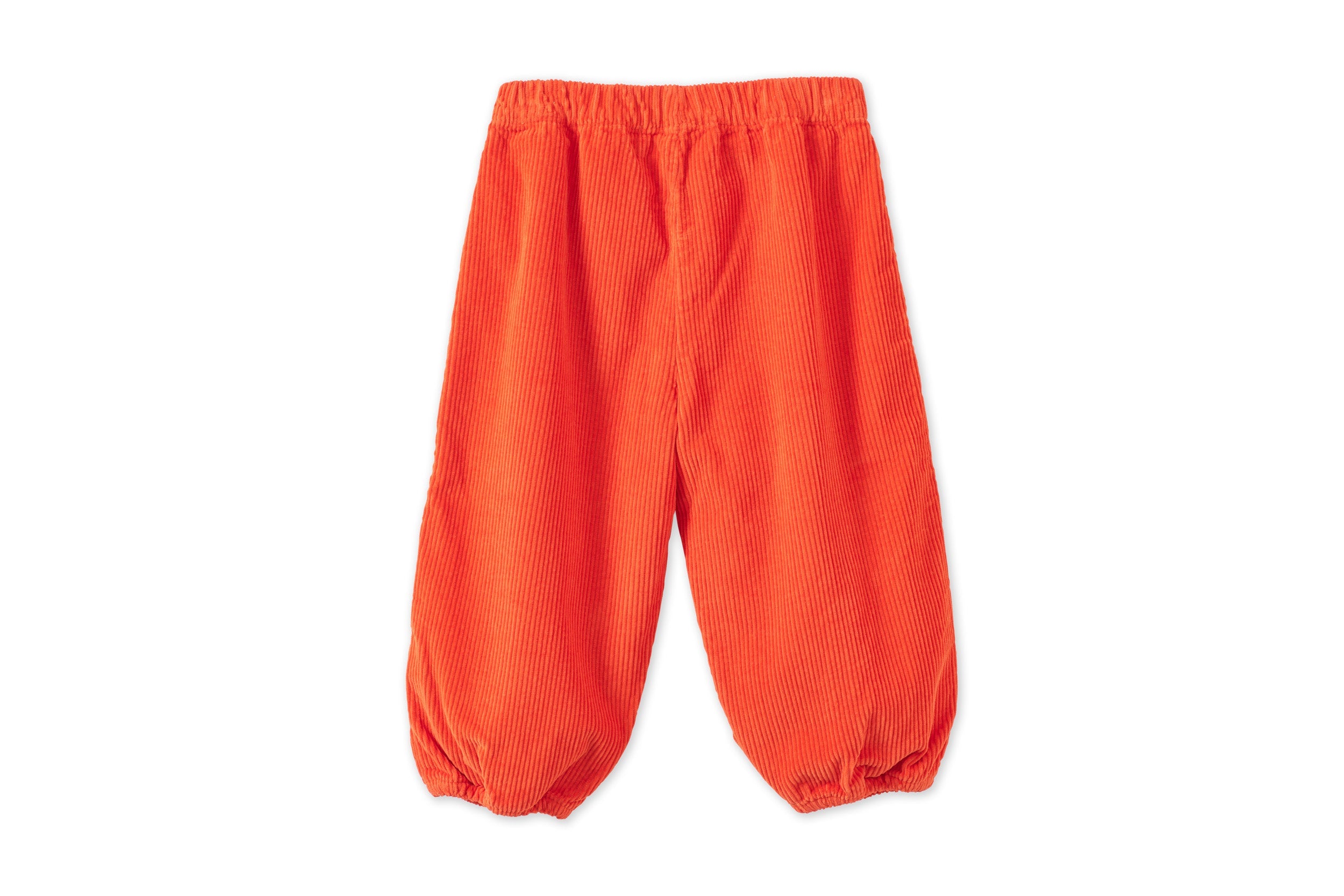 Unisex | Organic Cotton Corduroy Trousers | Dark Coral