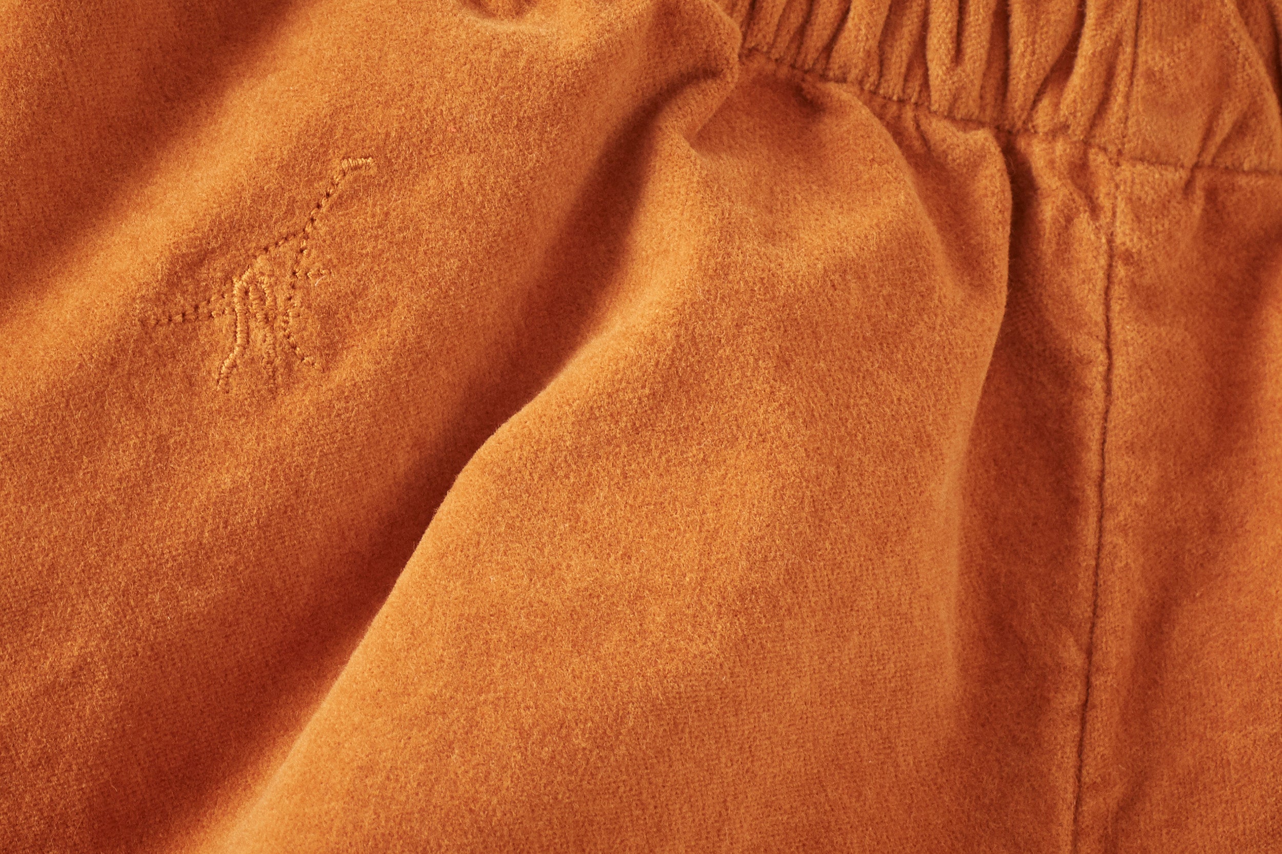 Unisex | Organic Cotton Velvet Bloomers | Raw Sienna