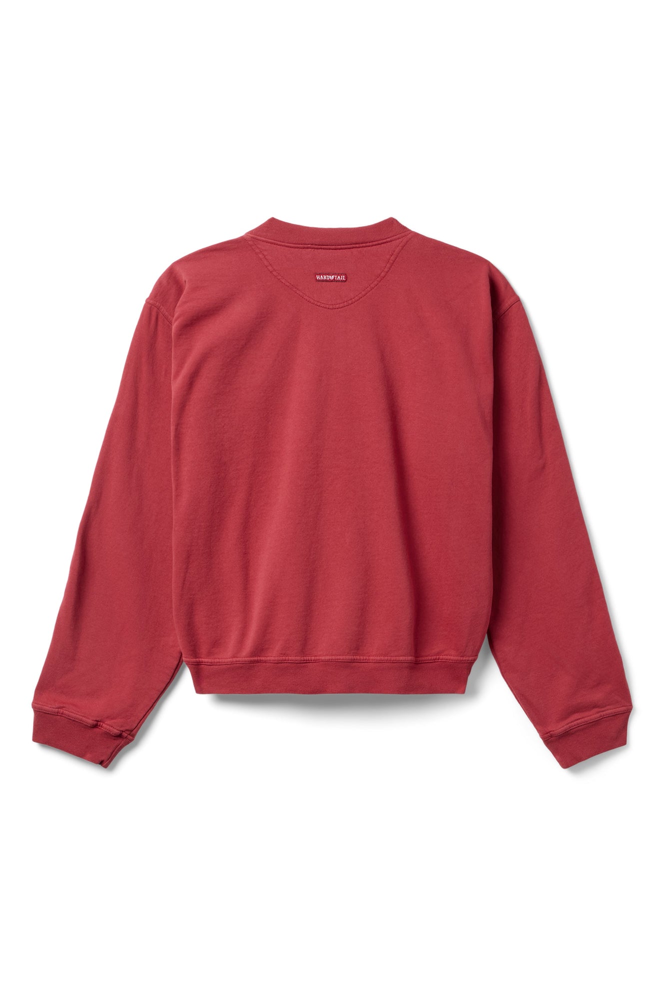 Women | Vintage Side Stripe V-Neck Pullover | Crimson