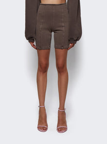 Women | alexanderwang | Fitted Bike Short | Washed Cola